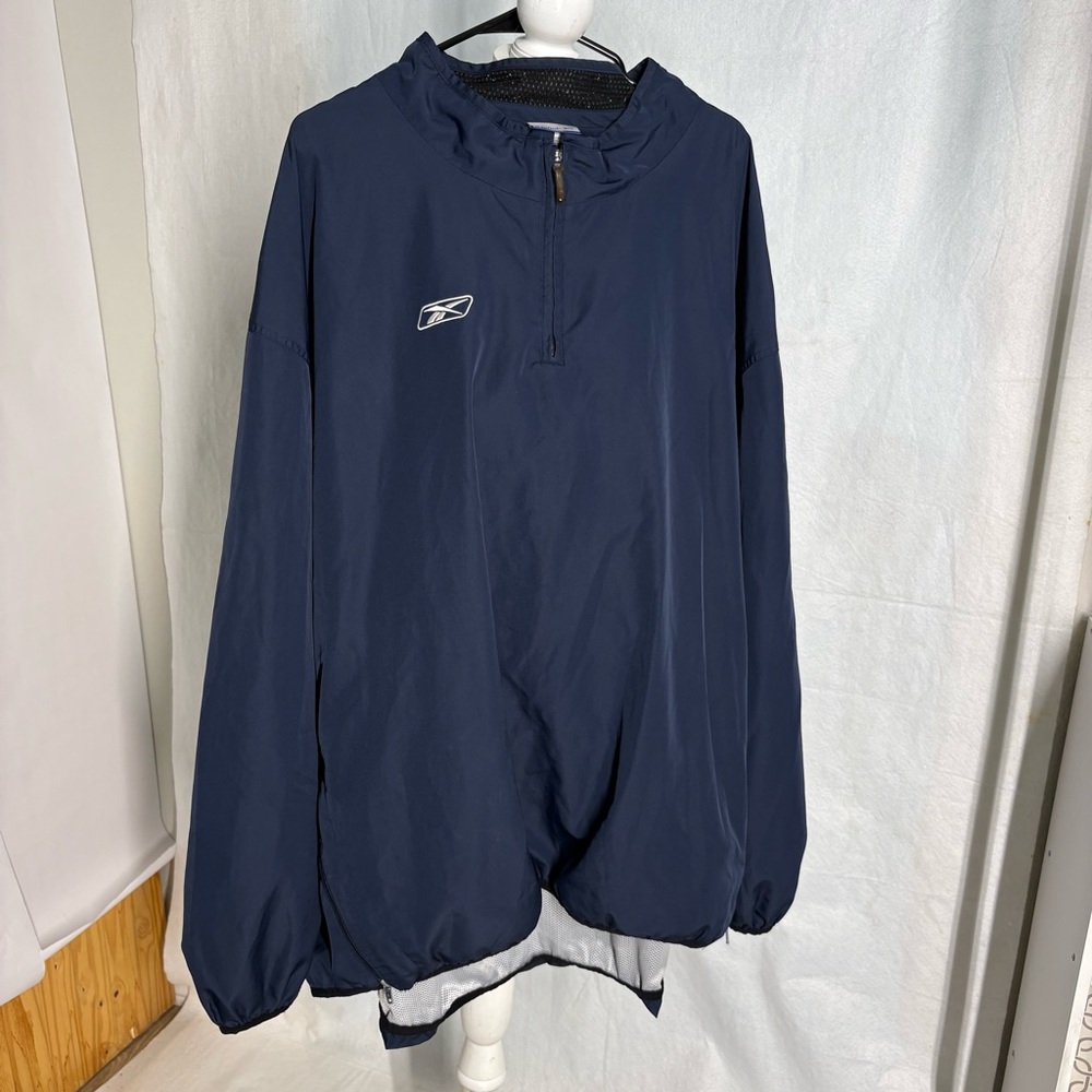 Vintage windbreaker Reebok Navy Pullover Jacket